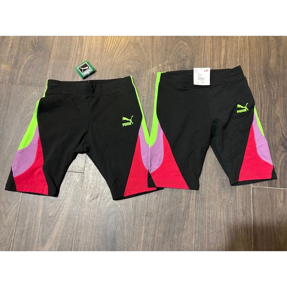 Set of 2 puma biker shorts size medium - Picture 1 of 9